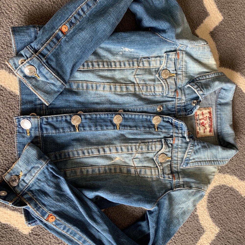 True Religion Girl’s Denim Jacket Size L